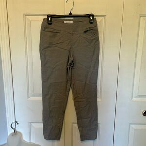 lady hagen sz 4 gray dotted pull on stretchy golf pants GUC B1313
